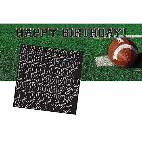 【中古】【未使用・未開封品】Creative Converting 296151テールゲートRush Giant Party Banner with Stickers