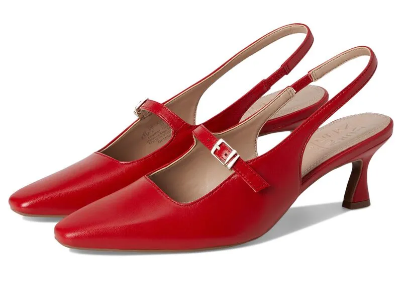 ナチュライザー レディース シューズ サンダル ミニ Naturalizer Gemini Red Leather レッド