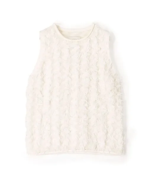 ニット セーター LAUREN MANOOGIAN TUFTED SHELL ノースリーブプルオーバー レディース
