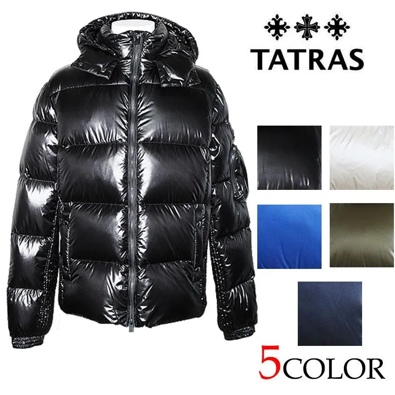 TATRAS タトラス ダウンジャケット BELBO ベルボ シャイニー シガーポケット ロングセラー 両面シレー加工 フード取り外し可 メンズ 大人