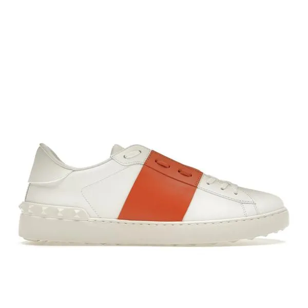 Valentino ヴァレンティノ メンズ - スニーカー Valentino Open Low Top Orange White 【US_11(29.0cm) 】
