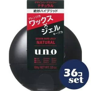 「セット販売」「ファイントゥデイ」ＵＮＯ デザインハードジェリー ナチュラル ｆ 100g 36個セット