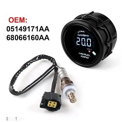 互換品 パーツそ他 52 MMデジタル空燃比ゲージクライスラー 2004-2014 O2 狭帯域オキシセンサー 05149171AA 68066160AA