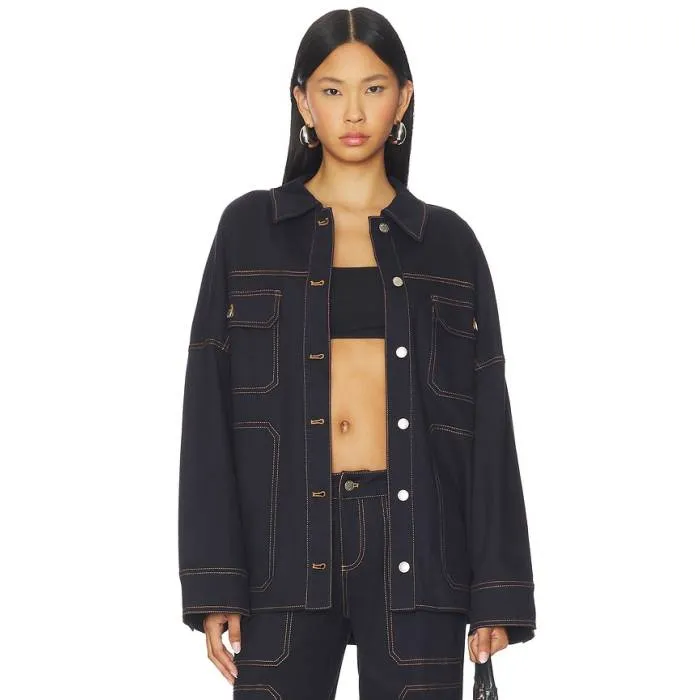 By.dyln 【 Cooper Jacket Women Navy 】 Jacket ジャケット レディース 紺色 ネイビー