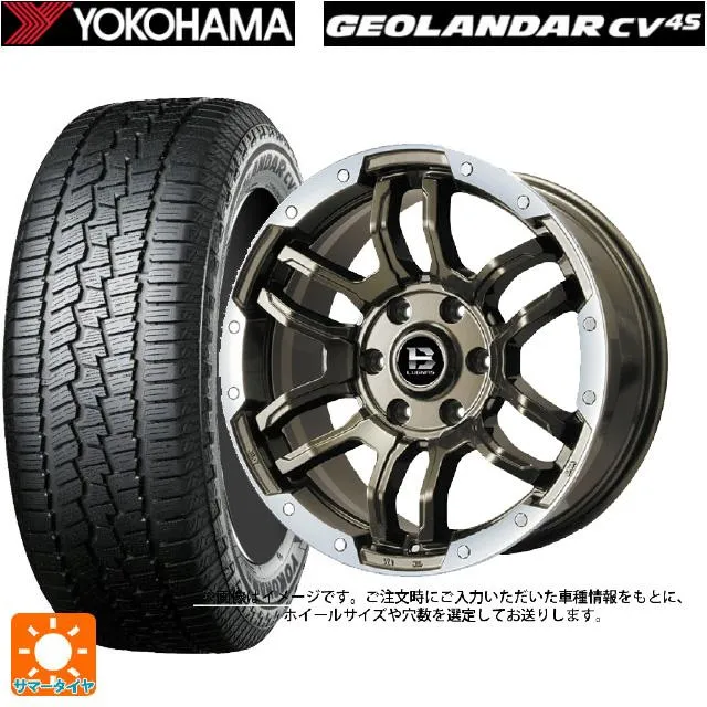 送料無料 サマータイヤホイール 4本セット 225/55R18 102V ヨコハマ ジオランダー CV G058 正規品 ビックウェイ ビーラグナス