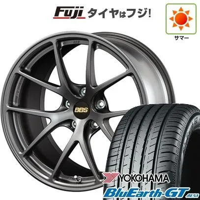 【新品国産車用5穴114.3】 | 夏タイヤ ホイール4本セット | 225/45R18 | ヨコハマ ブルーアース GT AE51 | BBS JAPAN RI-A | 8J 18インチ
