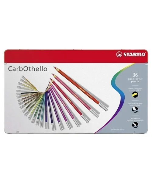 文房具 STABILO スタビロ カーブオテロ 36色セット 4.4mm 水彩パステル色鉛筆