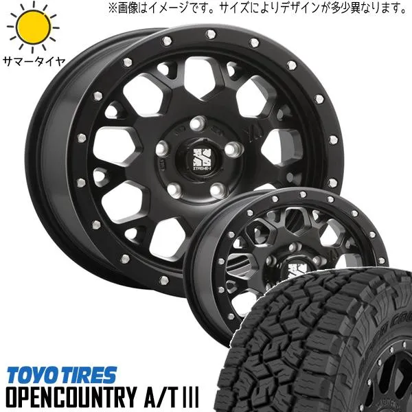 ジムニーシエラ JB74 215/70R16 ホイールセット | トーヨー オープンカントリー AT3 \u0026 エクストリームJ XJ04 16インチ 5穴139.7