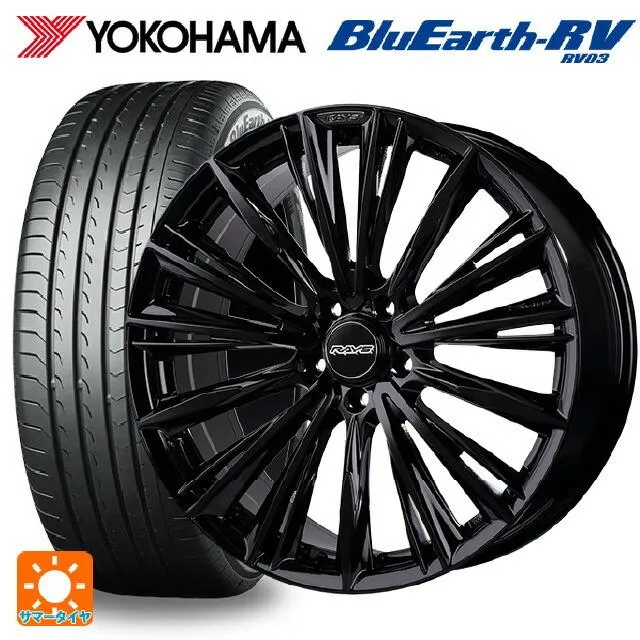 送料無料 サマータイヤホイール 4本セット 245/35R20 95W XL ヨコハマ ブルーアース RV03 # レイズ ベルサス クラフトコレクシ
