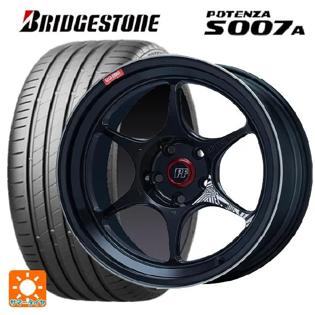 送料無料 サマータイヤホイールセット 215/45R18 93Y XL ブリヂストン ポテンザ S007A 正規品 エンケイ パフォーマンスライン P