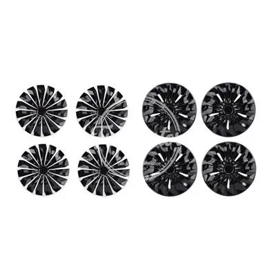 【並行輸入品】4個入り 15インチ ホイールキャップ フルプロテクション スタイリッシュ 外観 汎用フィット スナップオン R15 ホイールリムカバー ほ んど 車 ト