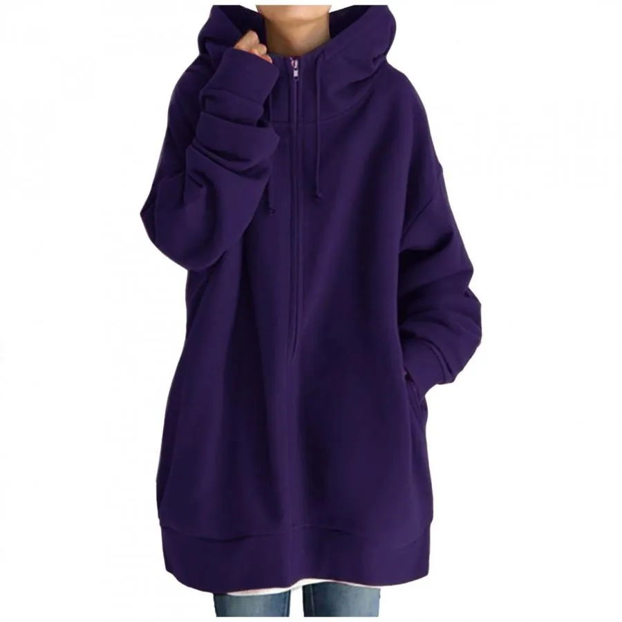 【並行輸入品】Sinifer Women's Turtleneck Hoodie Fleece Lined Jackets Winter Ca