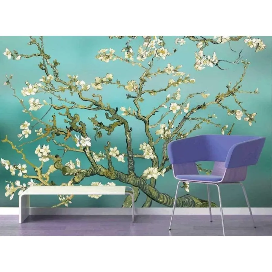 パネルアート Wall 26-Aqua Almond Blossom by Vincent Van Gogh Wall-CVS - 66x96インチ-