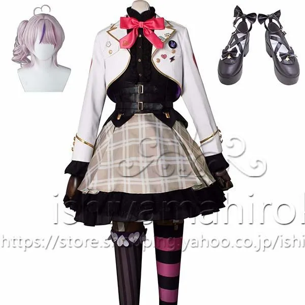 バーチャルYouTuber VTuber 風 Maria Marionette  コスプレ衣装 ウィッグ cosplay アニメ ゲーム コスチューム イベント パーティー ハロウィン仮装 変装