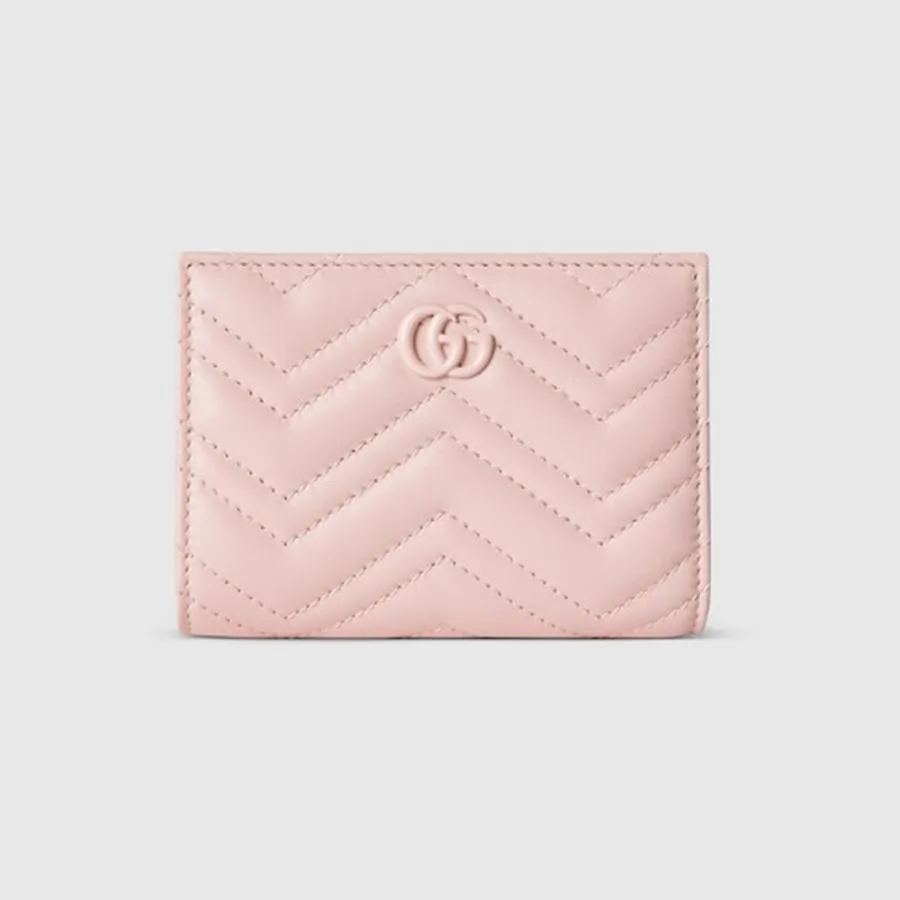グッチ GUCCI レディース ダブルG ウォレット 財布【ピンク レザー 】【送料無料】【正規品】