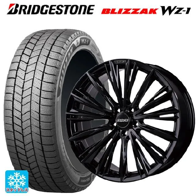 送料無料 スタッドレスタイヤホイールセット 2025年製 225/50R18 95Q ブリヂストン ブリザック WZ1 正規品 レイズ ベルサス クラ