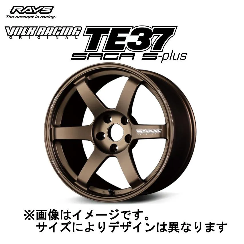 レイズ  ボルクレーシング TE37 SAGA サーガ S-plus (2本セット) 5/112 19x9.5J +15 ブロンズ (アルマイト) (BR) 06449951520BR