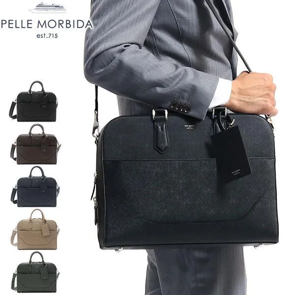 ケアセット＋選べるノベルティ ペッレモルビダ ブリーフケース PELLE MORBIDA 2WAY A4 ビジネスバッグ メンズ レディース Capitano キャピターノ CA015 爆買