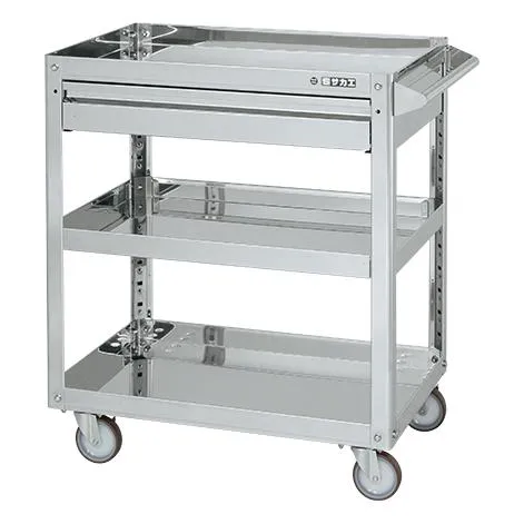 【ポイント10倍】【直送品】 サカエ ステンレススーパーワゴン(プレート式)SUS304 SAP3-6083ANU (084863) 【大型】