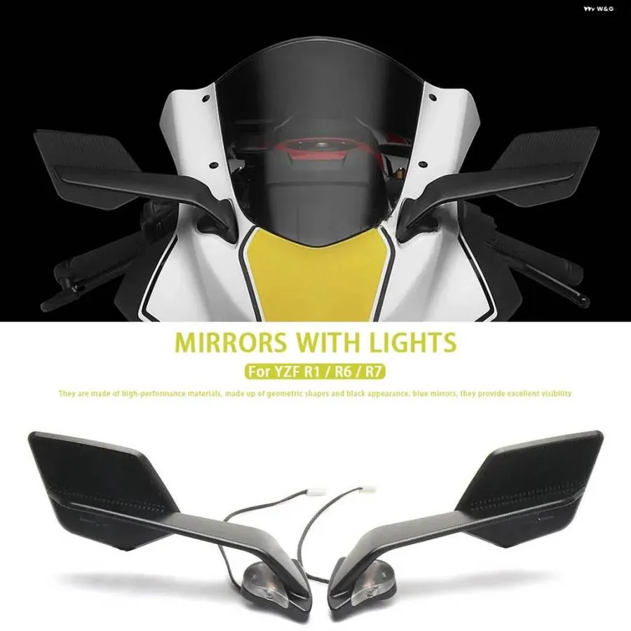 並行輸入品ウインカー付きLEDバックミラー バイク アクセサリー ヤマハ 2015-2019 2017-2020 YZF R7 2021-2025