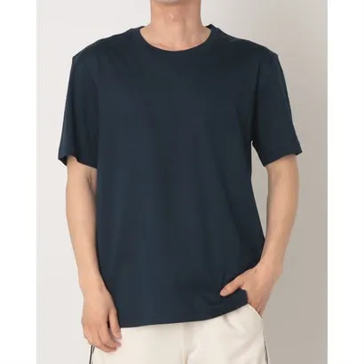 トミー ヒルフィガー TOMMY HILFIGER ミックスメディアインターロックTシャツ （ネイビー）