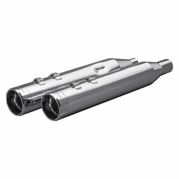 【並行輸入品】 クロームワークス 4-1/2インチ HP-PlusR スリップオンマフラー - クロームクラシックチップ 202975 18011772 KHROME WERKS MUFFLER W/ #DRAG