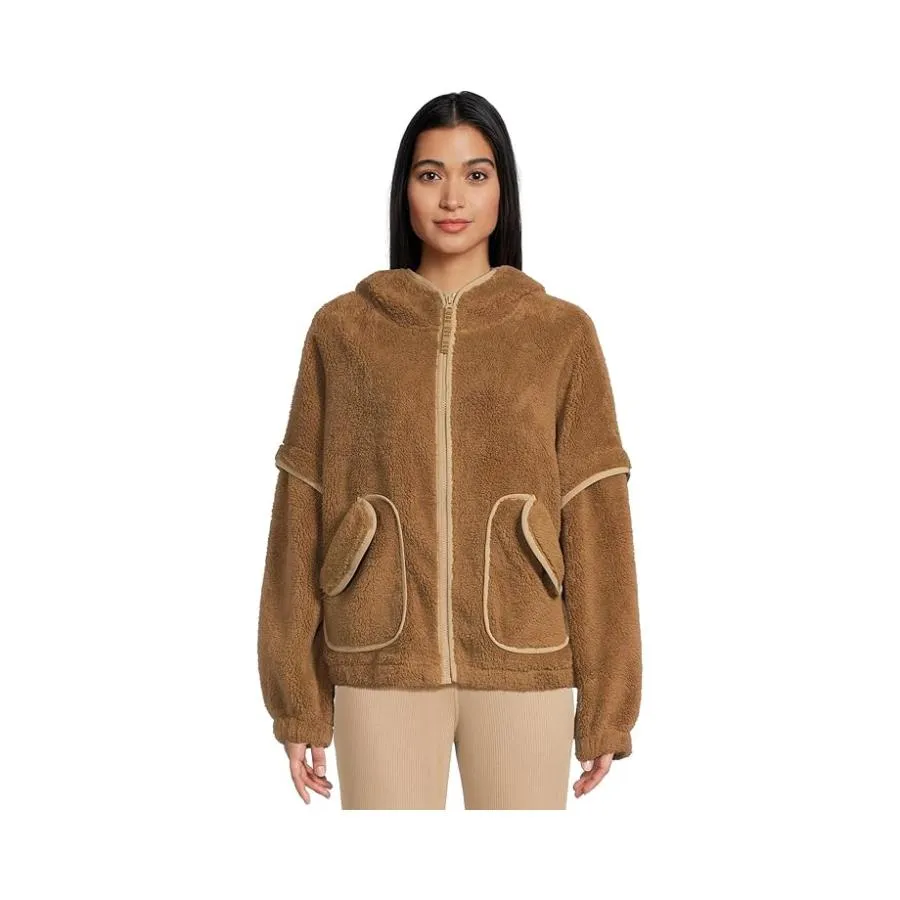 アグオーストラリア UGG Mariella UGGfluff ジップ Hoodie レディース パーカー スウェット Chestnut