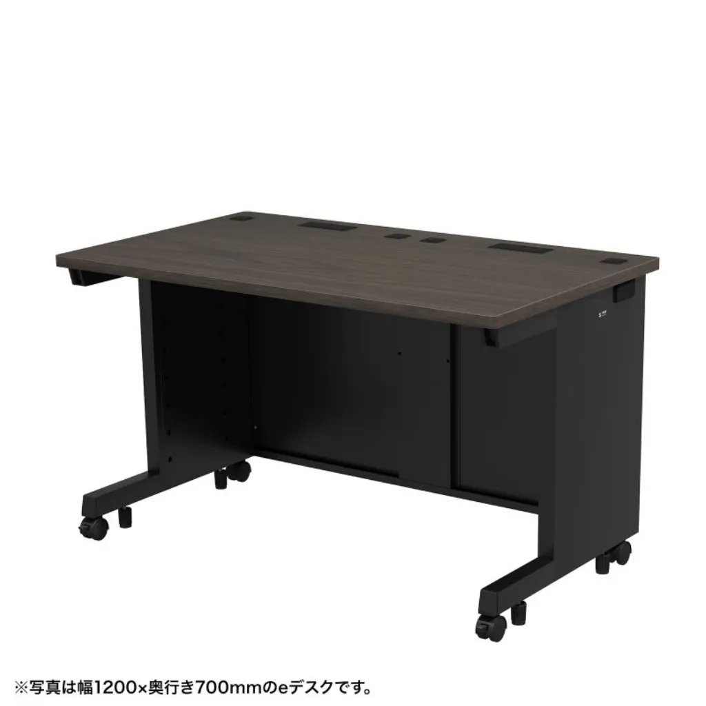 【新品/取寄品/代引不可】＜別途送料＞eデスク(濃い木目)W1500xD800xH720＜受注生産品＞ ED-SK15080M72