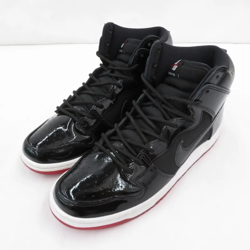 【中古】 NIKE SB | ナイキエスビー Dunk High \"Bred\"スニーカー AJ7730-001/27.0cm ダンクハイ ブラック【瀬戸大橋店】