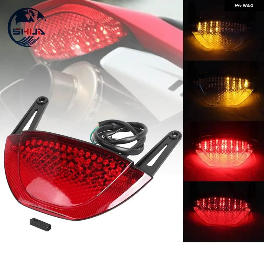 並行輸入品 ホンダ CBR600RR 2007-2012 赤色一体型ブレーキウィンカー テールライト