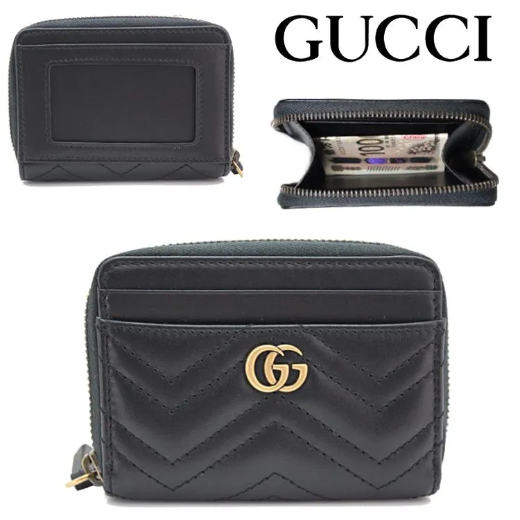 グッチ GUCCI 財布 レディース コインケース カードケース パスケース ジップアラウンド ミニ財布 スモールウォレット 新品 671772 アウトレット
