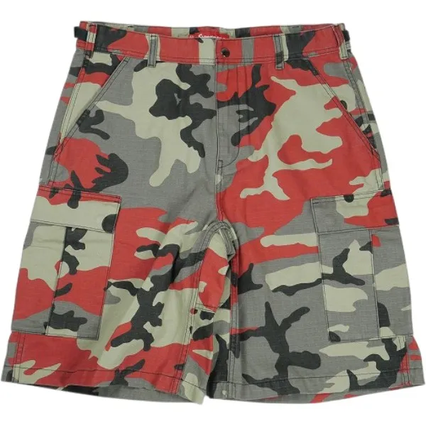 SUPREME シュプリーム 26SS Cargo Short Red Camo ショーツ 赤 Size 【W34】 【新古品・未使用品】 30006271