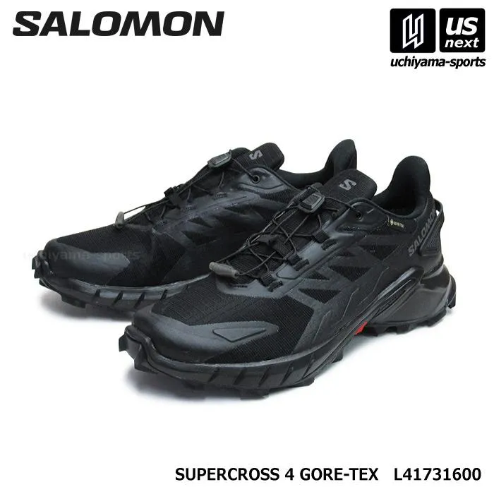 (国内正規品) サロモン メンズ トレイルランニングシューズ SUPERCROSS 4 GORE-TEX 2026年継続モデル  (自社)(メール便不可)