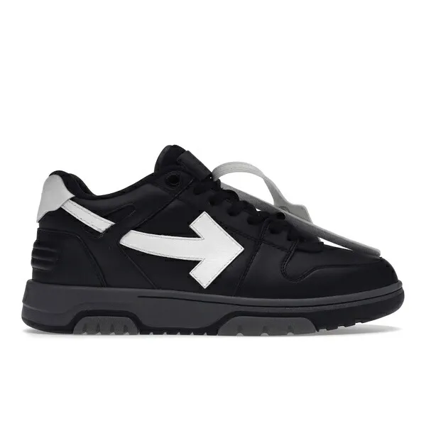 OFF-WHITE オフホワイト メンズ スニーカー  【OFF-WHITE Out Of Office OOO Low Tops Black Grey White SS22】  サイズ US_M_16 Black/Grey/White