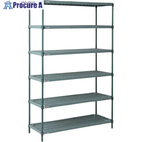 ERECTA メトロ スーパーエレクター・プロ 間口1367mm×奥行612mm×高さ1387mm (PK)6段 PR2454NK354PK36 1台 ■▼349-0143 【送料都度見積】