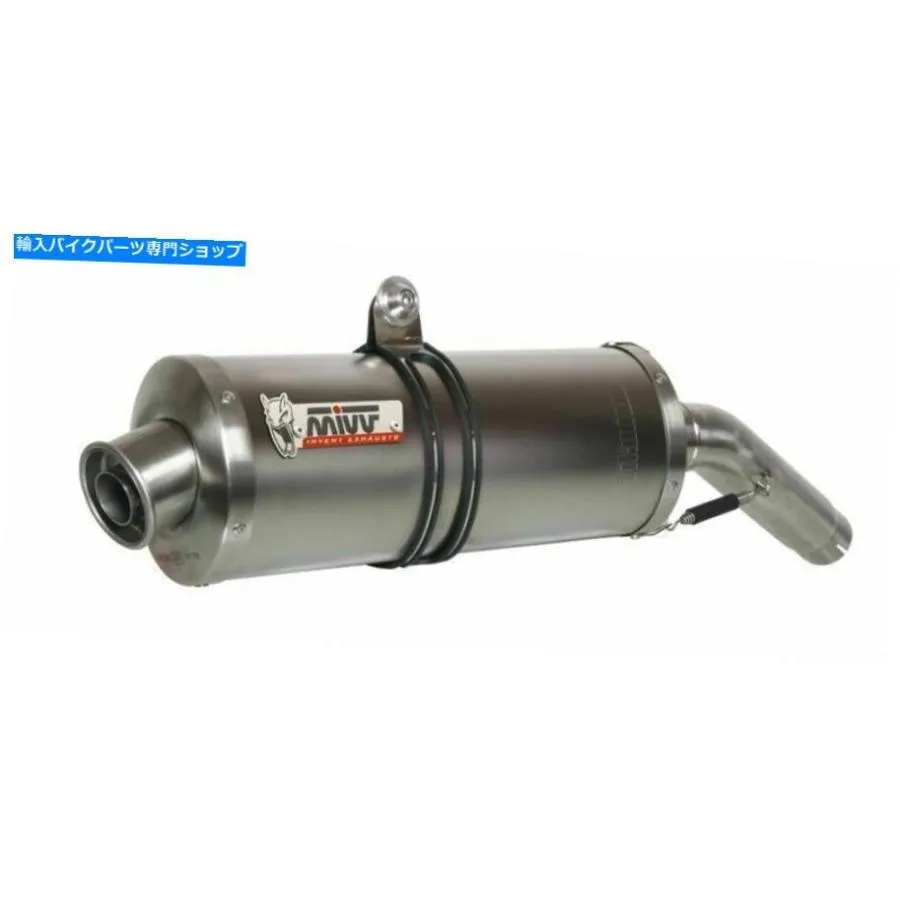サイレンサー ud.005.lx1 - サイレンサーの排気マフラーMIVV楕円形のイヌックスDucati 748/916/996/99/99 UD.005.LX1 - Silencers Exhaust Mufflers M
