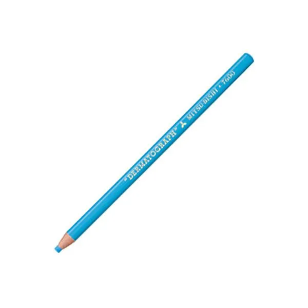 【ポイント20倍】（まとめ） 三菱鉛筆色鉛筆7600（油性ダーマトグラフ） 水 K7600.8 1ダース（12本） 【×3セット】