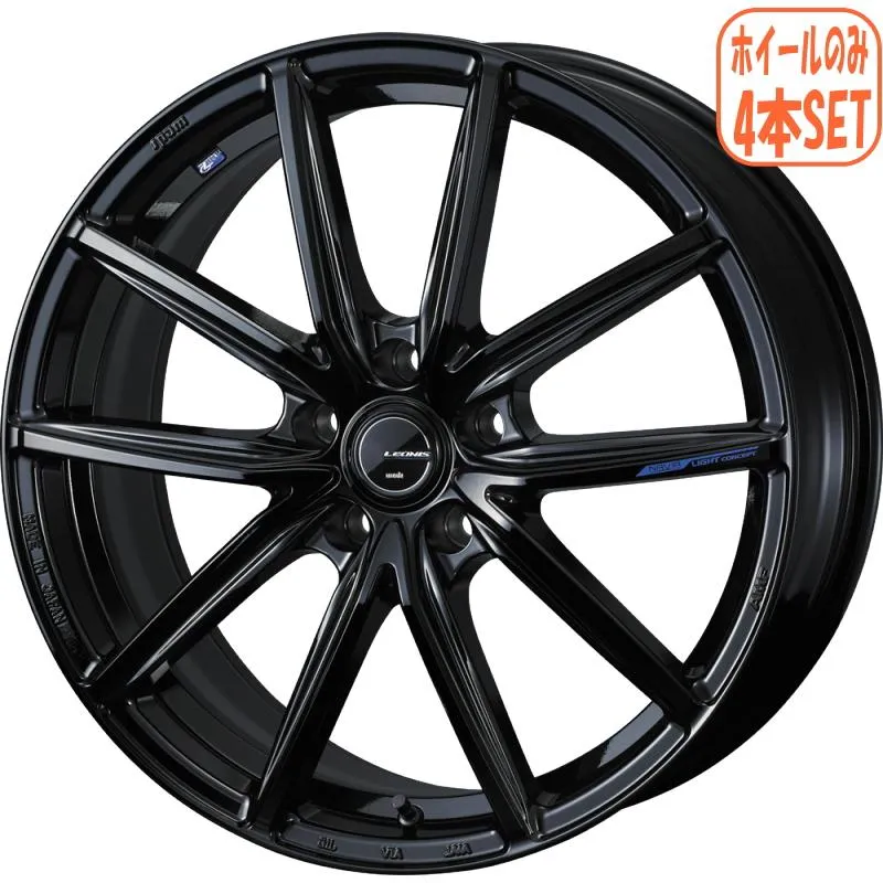 エスティマ C-HR アテンザ ホイール4本 レオニス ナヴィア08 18インチ 7J +47 5/114.3 業者様法人様送料無料