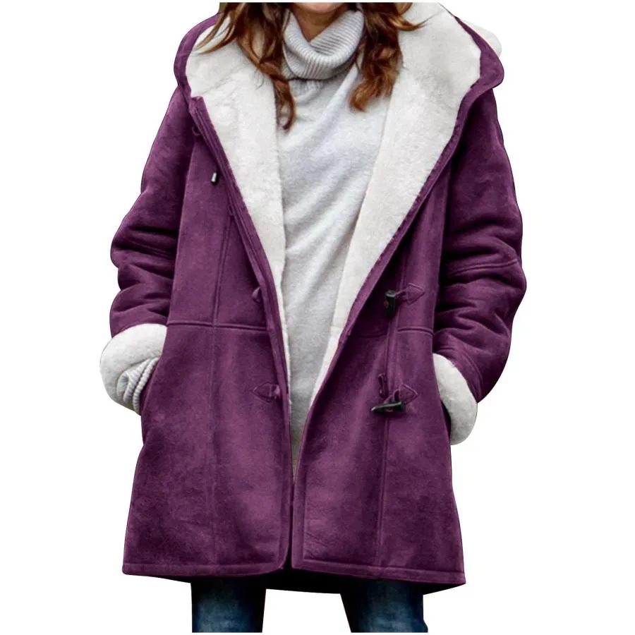 【並行輸入品】ZDRZK flash deals of the day Sherpa Hoodie Women Plus Size Winte