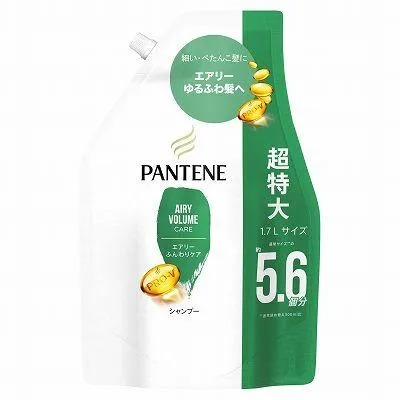 単品10個セット パンテーンエアリーふんわりケアシャンプーつめかえ超特大1.7L まとめ買い 代引不可