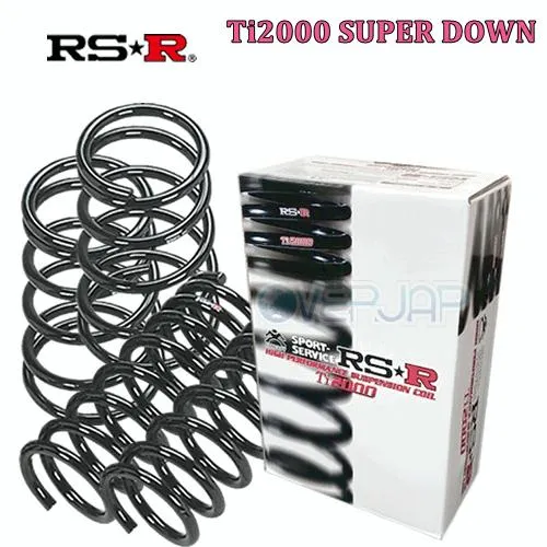 【1台分前後セット】 D400TS RSR TI2000 SUPER DOWN ダウンサス ダイハツ タント LA600S 2013/10〜 KF-DET 660 TB FF