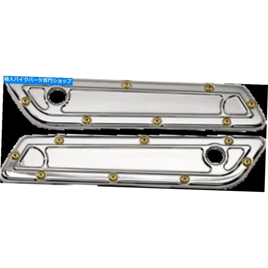 クロームパーツ Carl BroouhardデザインBBL-001-Cエリートシリーズサドルバッグヒンジカバー Carl Brouhard Designs BBL-001-C Elite Series Saddleba