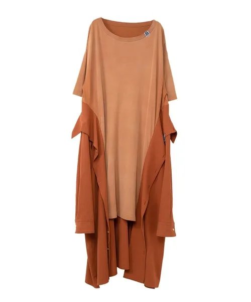 ワンピース T-shirt Combined Shirt Dress