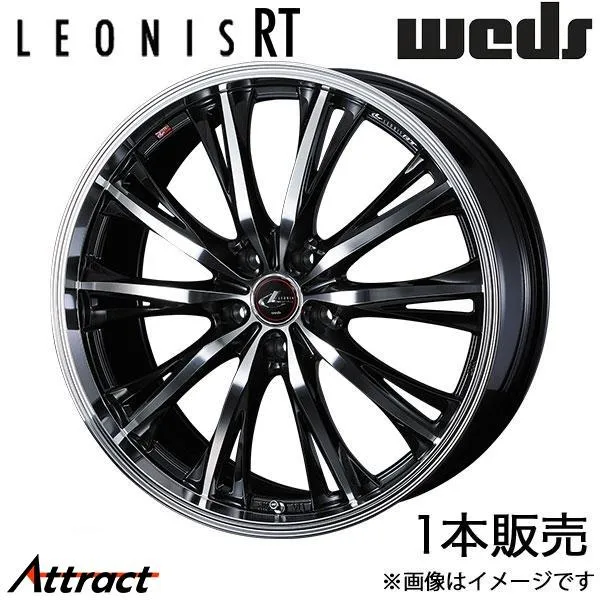 レオニスRT インプレッサスポーツ GT系 17インチ アルミホイール 1本 パールブラック/ミラーカット 0041180 WEDS LEONIS RT