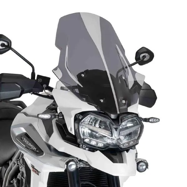 Puig プーチ ツーリングスクリーン カラー：ダークスモーク TIGER 1200 ALPINE EDITION DESERT XRX LOW XR EXPLORER XCA XCX XCx XRT TRIUMPH トライアンフ