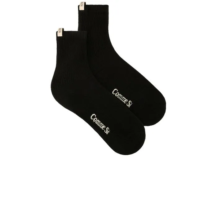 Comme Si 【 The Tube Sock Women Black 】 レディース 黒色 ブラック