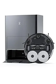 【中古】【全自動掃除機】ECOVACS(エコバックス)DEEBOT X1 OMNI ロボット掃除機 モップの自動洗浄 5000Pa強力吸引 AIVI 3D障害物回避システム 高精度マッ