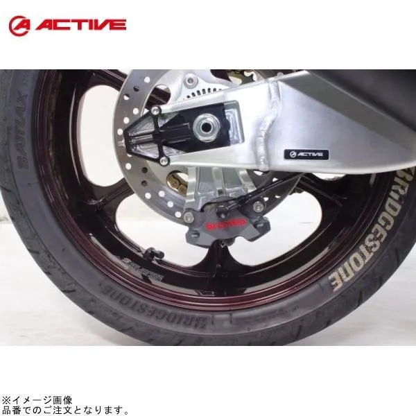 ACTIVE アクティブ 1477017SN キャリパーサポート シルバー［2POT 84mmピッチ対応］ Z900RS/Z900RS CAFE