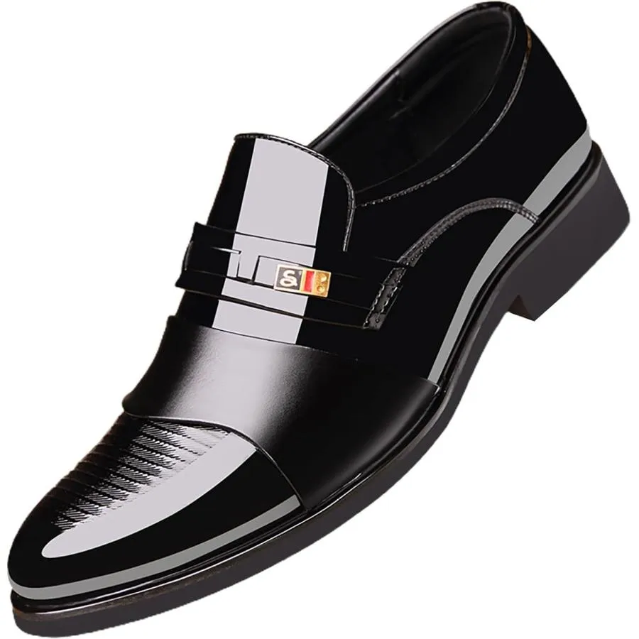 【並行輸入品】White Dress Shoes for Men Wide Width Men's Shoes Business Casual Cow