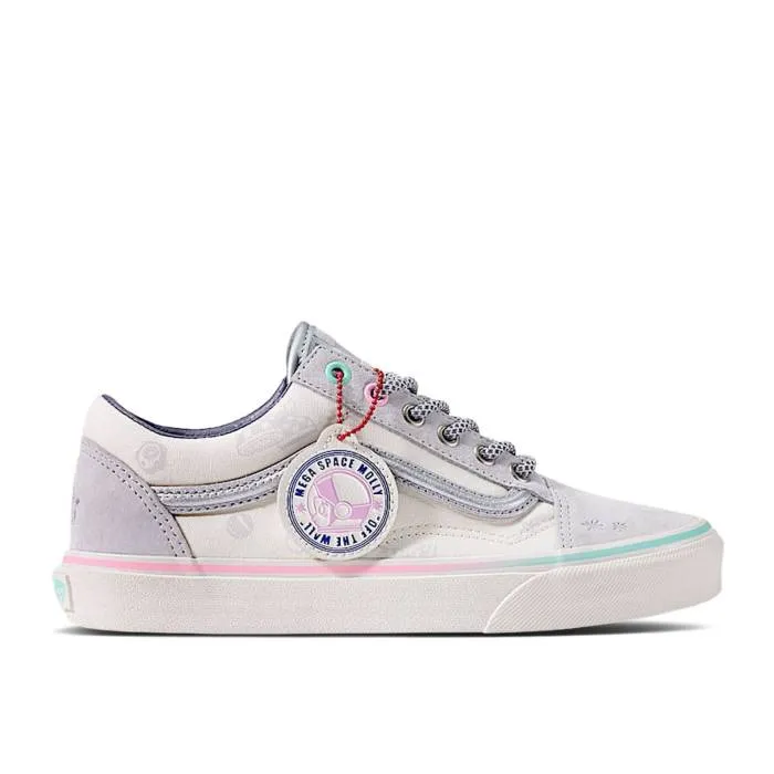 ヴァンズ Vans 【 Space Molly X Old Skool Reflective Marshmallow Men Marshmallow White/Grey 】 メンズ 白色 ホワイト 灰色 グレー